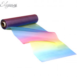 Rainbow Organza 29cmx25m