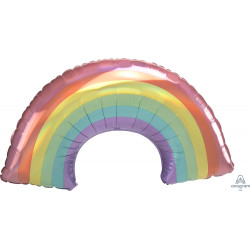 Rainbow Pastel Iridescent Shape P40 Pkt (34" X 19")