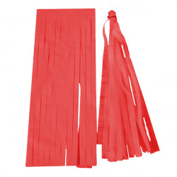 Red Balloon Tassel Collar  25cm X 15cm 5 Pack Including String