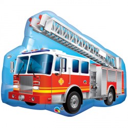 Red Fire Truck 36" Shape Group C Pkt Yzp