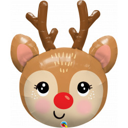 Red-nosed Reindeer 35" Shape Group C Pkt Yzp