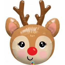 Red-nosed Reindeer 35" Shape Group C Pkt Yzp