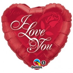 Red Rose I Love You 18" Pkt If