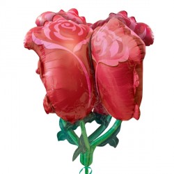 Red Roses Ultra Shape P60 Pkt (27" X 30")