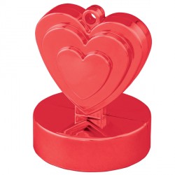 Red Single Heart Weights 110g 12ct