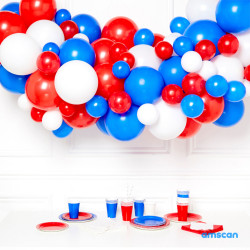 Red, White & Blue Diy Garland Balloon Kit (contains 78 Balloons)