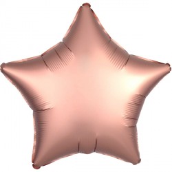 Rose Copper Satin Luxe Star Standard S15 Flat A
