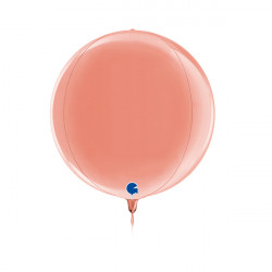 Rose Gold Globe 11" Pkt