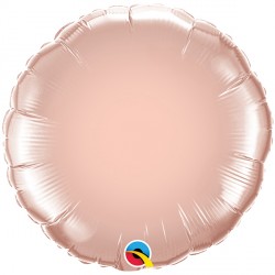 Rose Gold Round 18" Flat Q Hj