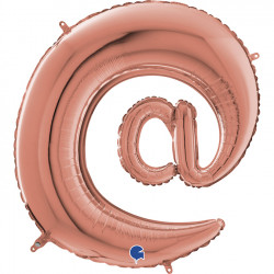 Rose Gold Symbol @ Shape 26" Pkt