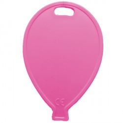 Rose Pink Balloon Shape Plastic Weight 100ct