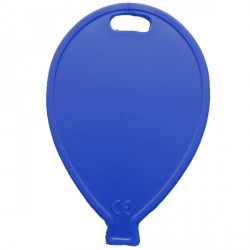 Royal Blue Balloon Shape Plastic Weight 100ct