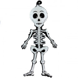 Scary Skellington Linky 29" Air-filled Shape A1 Flat