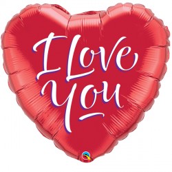 Script Modern I Love You 18" Pkt If