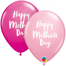 Script Mother's Day 11" Pink & Wild Berry (25ct) Ygx