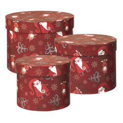 Secret Santa Printed Hat Boxes (3)