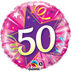 Shining Star Hot Pink 50 18" Pkt If