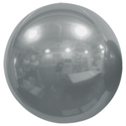 Silver 80cm/32" Mirror Globe Foil Balloon
