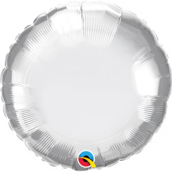 Silver Chrome Round 18" Flat Q Hj