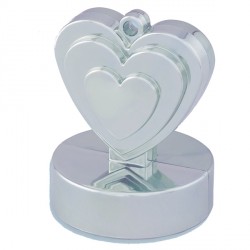 Silver Single Heart Weights 110g 12ct
