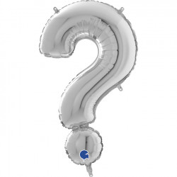 Silver Symbol ? Shape 26" Pkt