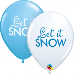 Simply Let It Snow 11" Robin's Egg Blue & White 25ct Lac