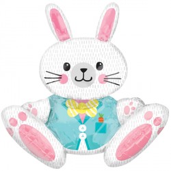 Sitting Bunny Large Multi Balloon P55 Pkt