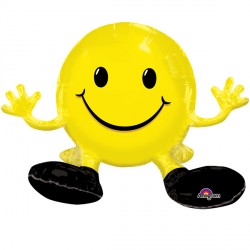 Sitting Smile Yellow Multi Balloon A70 Pkt