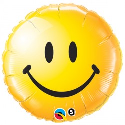 Smiley Face Yellow 18" Pkt If