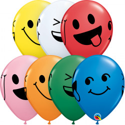 Smiley Faces 11" Standard Asst (25ct) Yhg