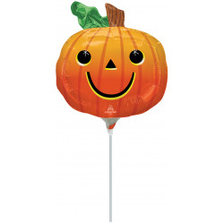 Smiley Pumpkin Mini 9" A30 Flat