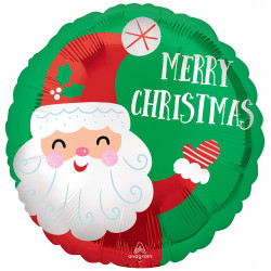 Smiley Santa Satin Standard S40 Pkt