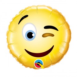 Smiley Wink 9" Flat Hi