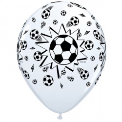 Soccer Balls 11" White (50ct) Tv