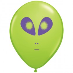 Space Alien 5" Lime Green (100ct) Qn