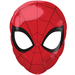 Spider-man Animated Head Junior Shape S60 Pkt (12" X 17")