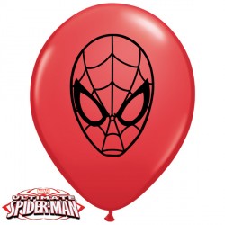 Spider-man Ultimate Face 5" Red (100ct) Uj