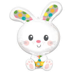 Spotted Bunny Easter Shape P35 Pkt (23" X 29")