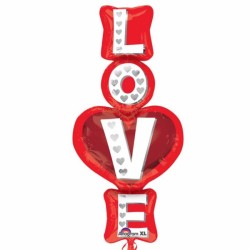 Stacked Love Shape P35 Pkt