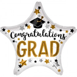 Star Congrats Grad Jumbo P32 Pkt (28" X 28")