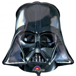 Star Wars Darth Vader Helmet Black Shape P38 Pkt (25" X 25")