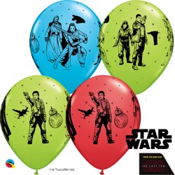Star Wars The Last Jedi 11" Red, Robins & Lime (25ct) Lbc