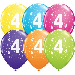 Stars 4-a-round 11" Tropical Assorted (50ct) Tw