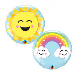 Sunshine Rainbow 9" Flat Hi