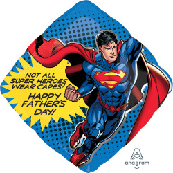 Superman Father's Day Shape P38 Pkt (29" X 29")