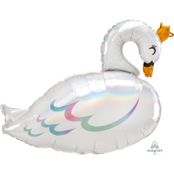 Swan Iridescent Shape P40 Pkt (29" X 22")