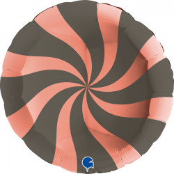 Swirly Rose Gold - Platinum Grey 36" Pkt