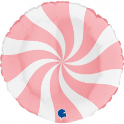 Swirly White - Matte Pink 18" Pkt