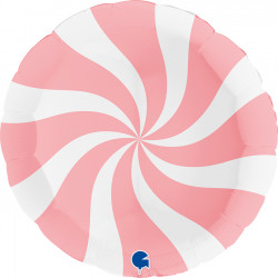 Swirly White - Matte Pink 36" Pkt