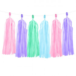 Tassel Garland Pastel (12 Tassles 1.5m)